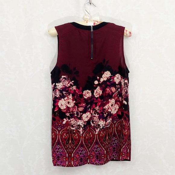 Adrianna Papell | Floral Sleeveless Top | S - Picture 2 of 8